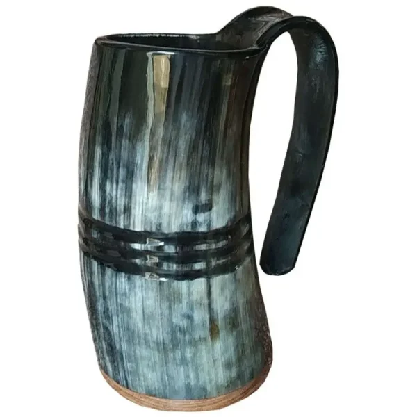 100% Natural Hand Made Ox Horn Mug Viking Drinking Mugs Beer Drinking Horn Coffee Mug-Food Grade&One Year Warranty - Image 6